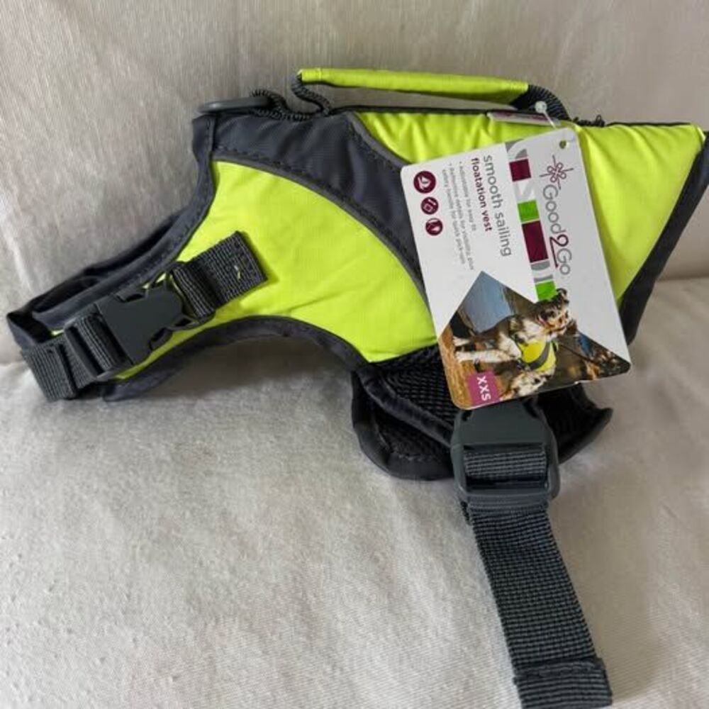 Good2Go Dog Life Jacket / Flotation Vest – XXS – Brand New with Tags